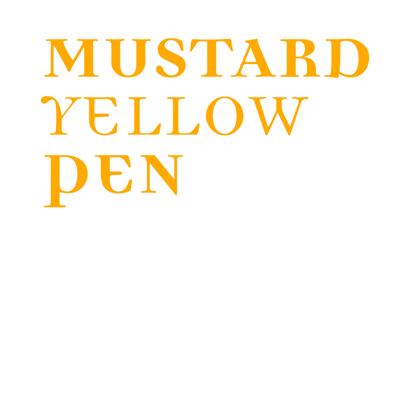 Mustard Yellow Pen - Raquel Mestre