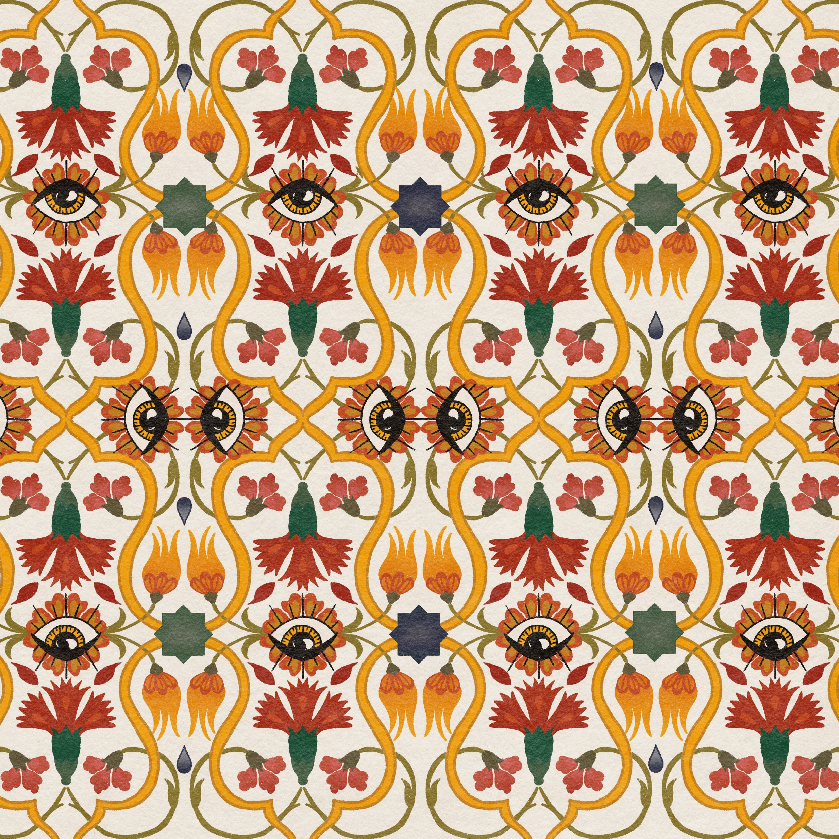 Ilustración digital — Azulejo, 2023