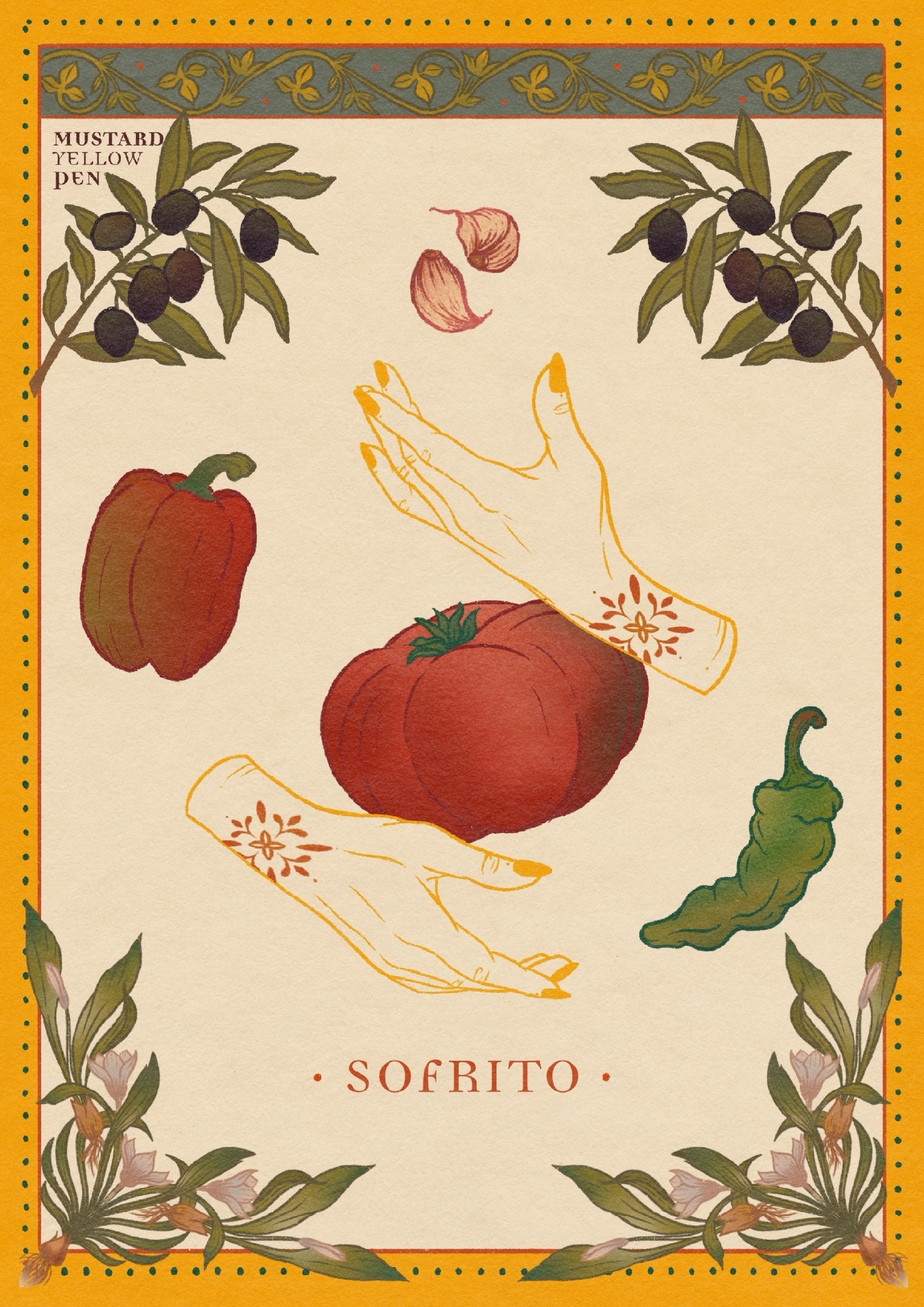 Ilustración digital — Sofrito, 2023
