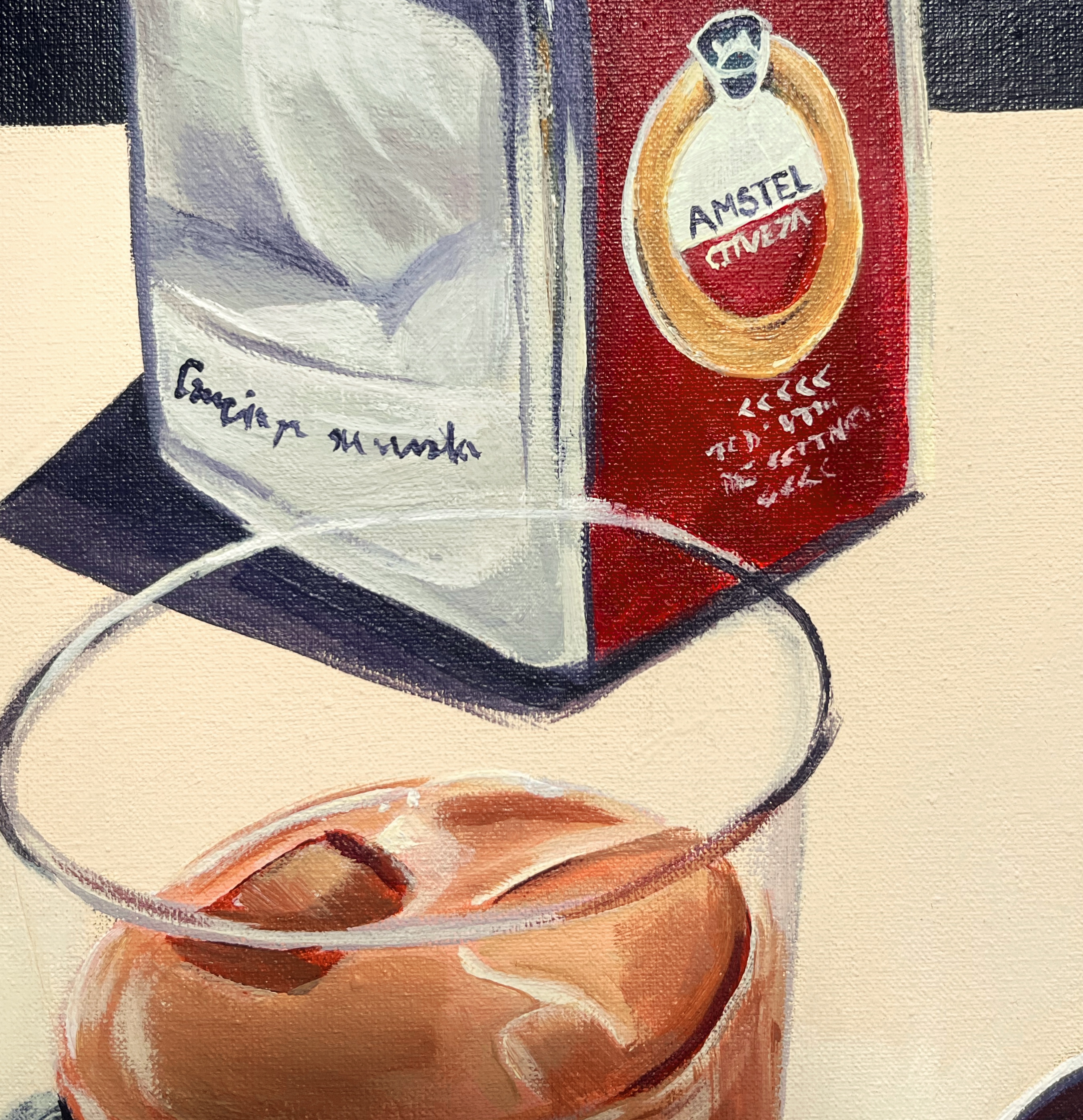 Café con leche con hielos — vista 2