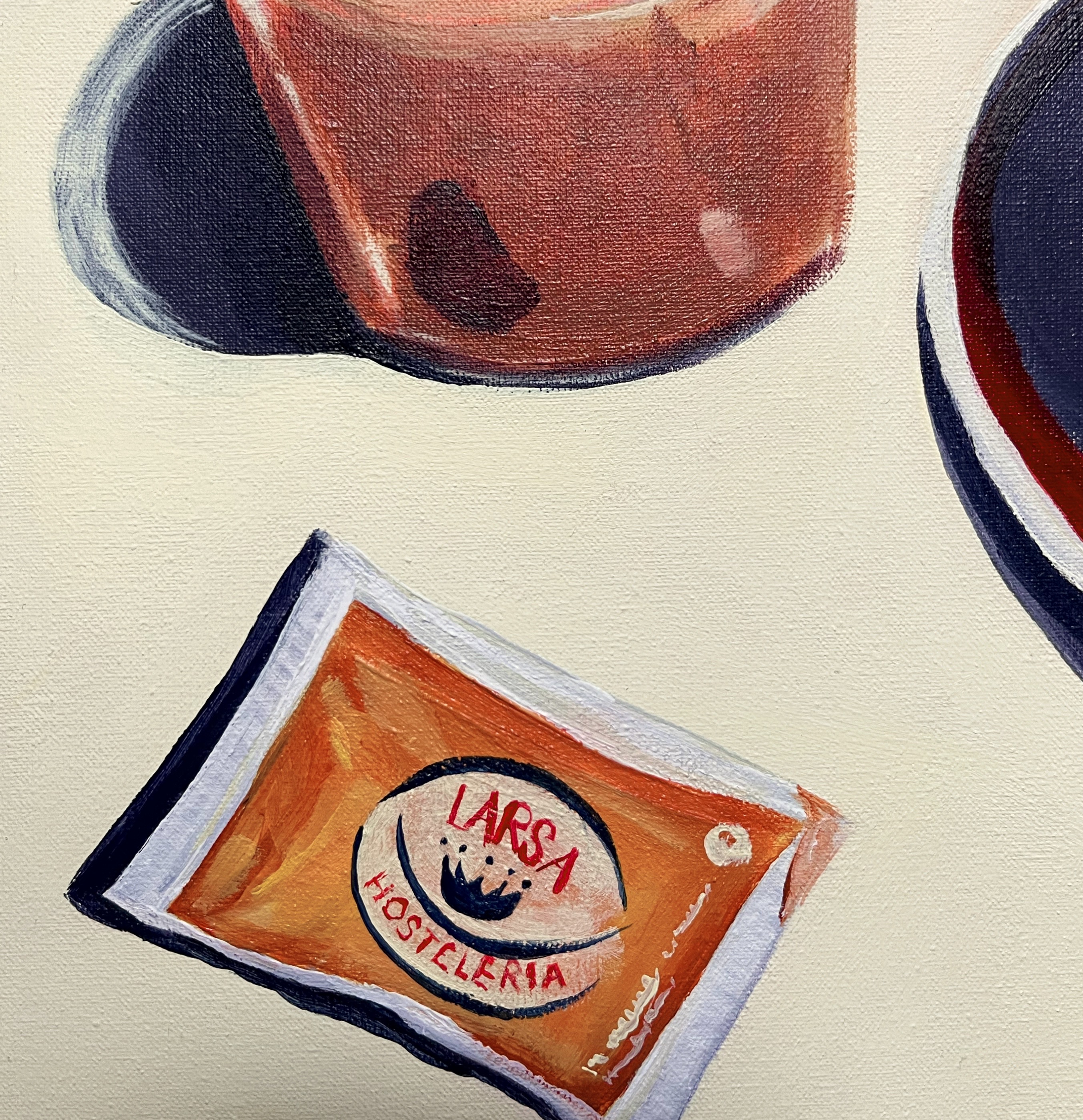 Café con leche con hielos — vista 3