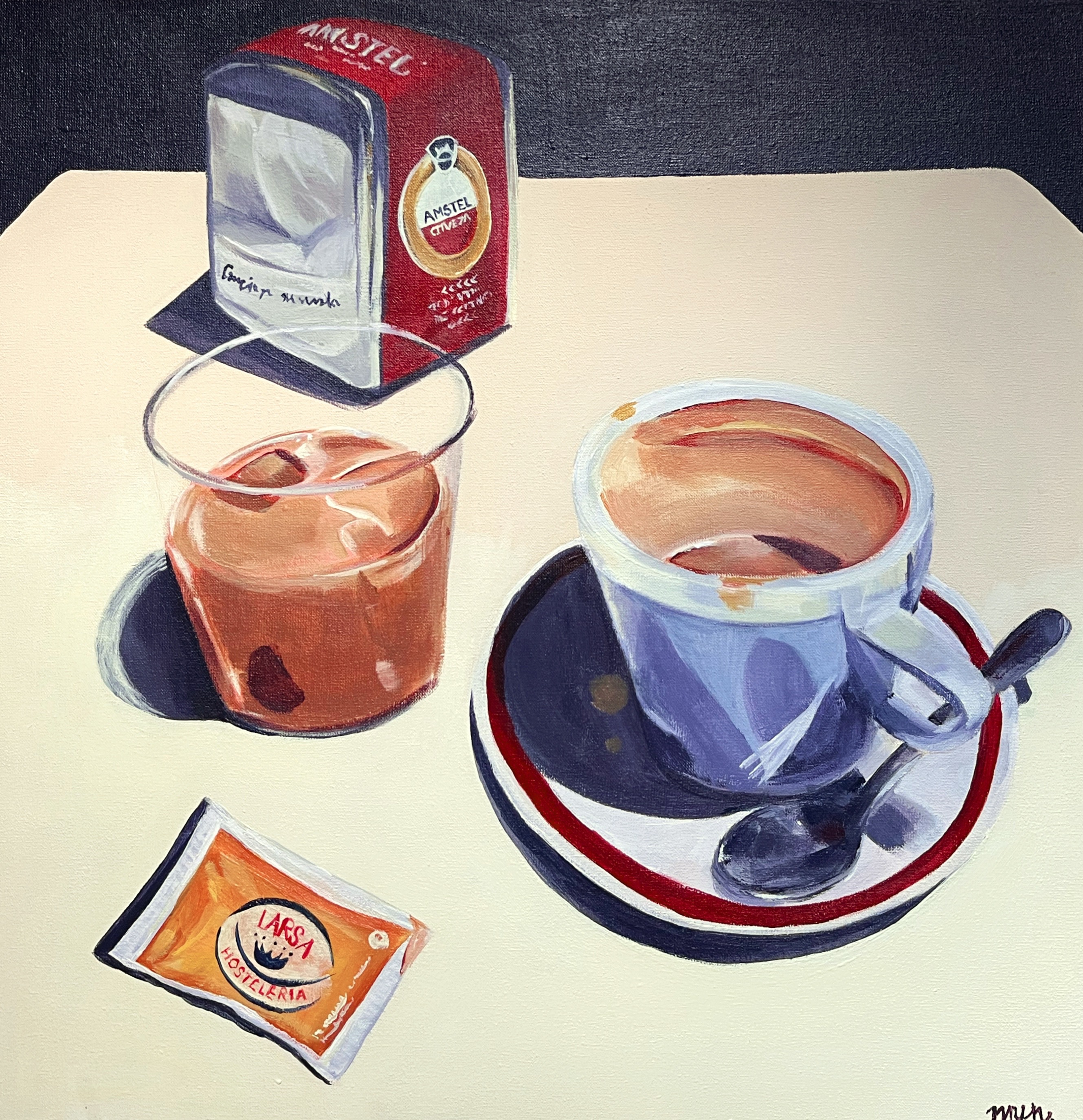 Café con leche con hielos — vista 7
